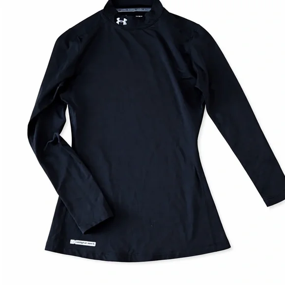 Under Armour Women's Midnight Black Long Sleeve Tee - Picture 1 of 4